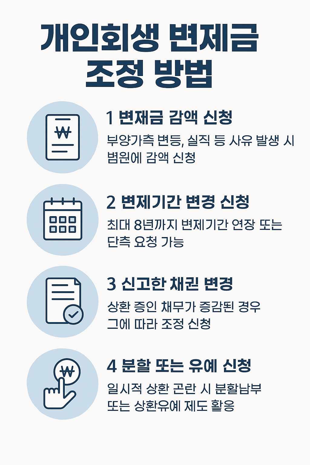 조정 가능한 조건
