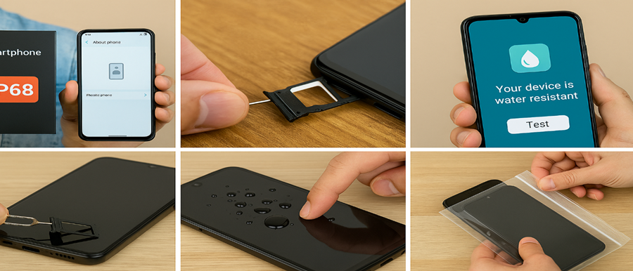 스마트폰 방수 테스트 5단계