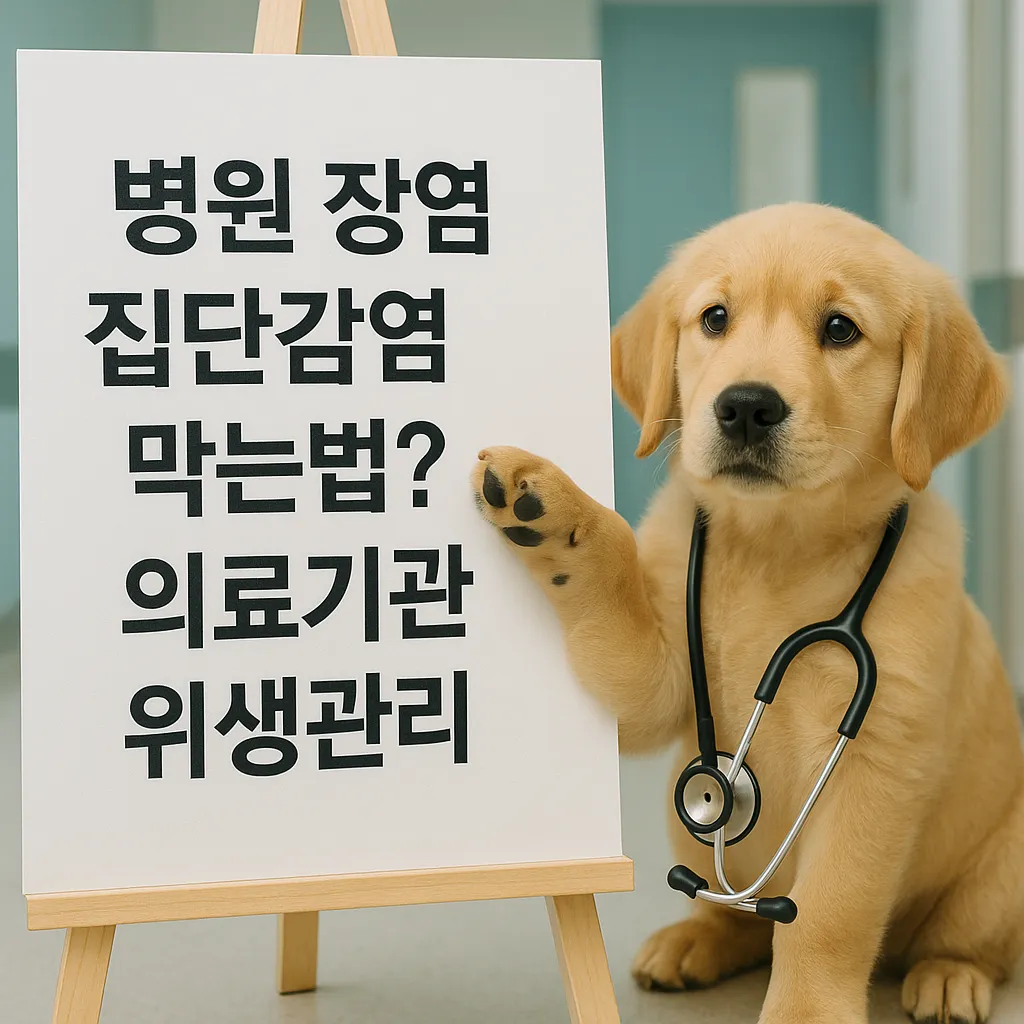 병원 장염 집단감염 막는법? 의료기관 위생관리 필수지침!