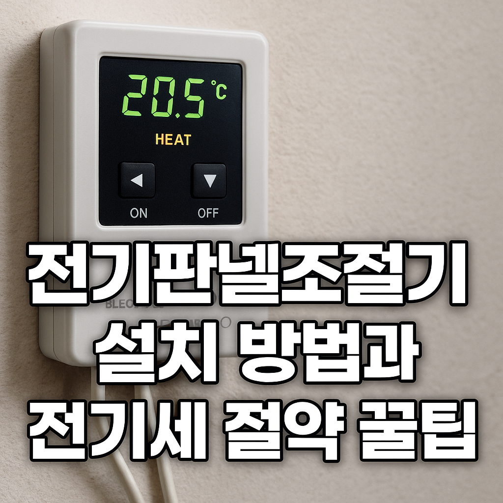 전기판넬조절기