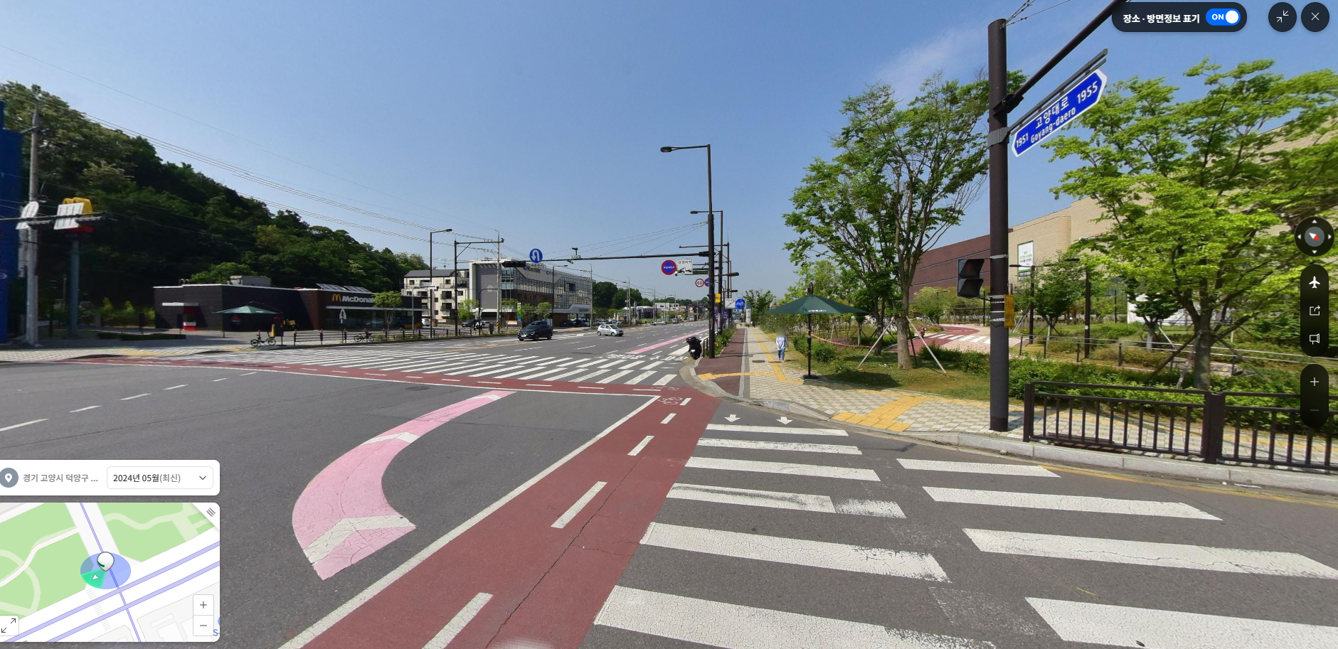 스타필드 남측 주차장 입구. 주말엔 엄청 밀린다