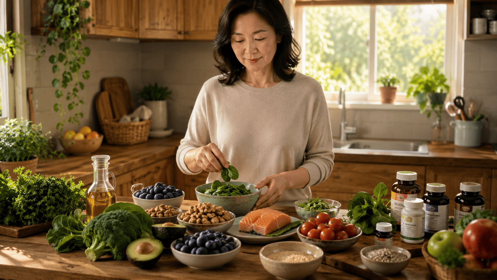바쁜 일상 속 치매 예방 영양제와 식습관 관리법