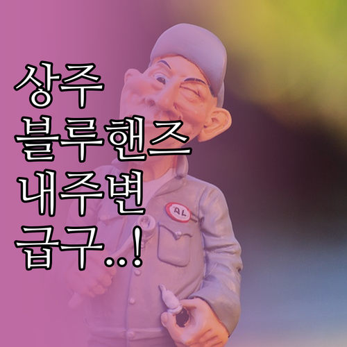 상주 지역 현대자동차 블루핸즈 위치와..