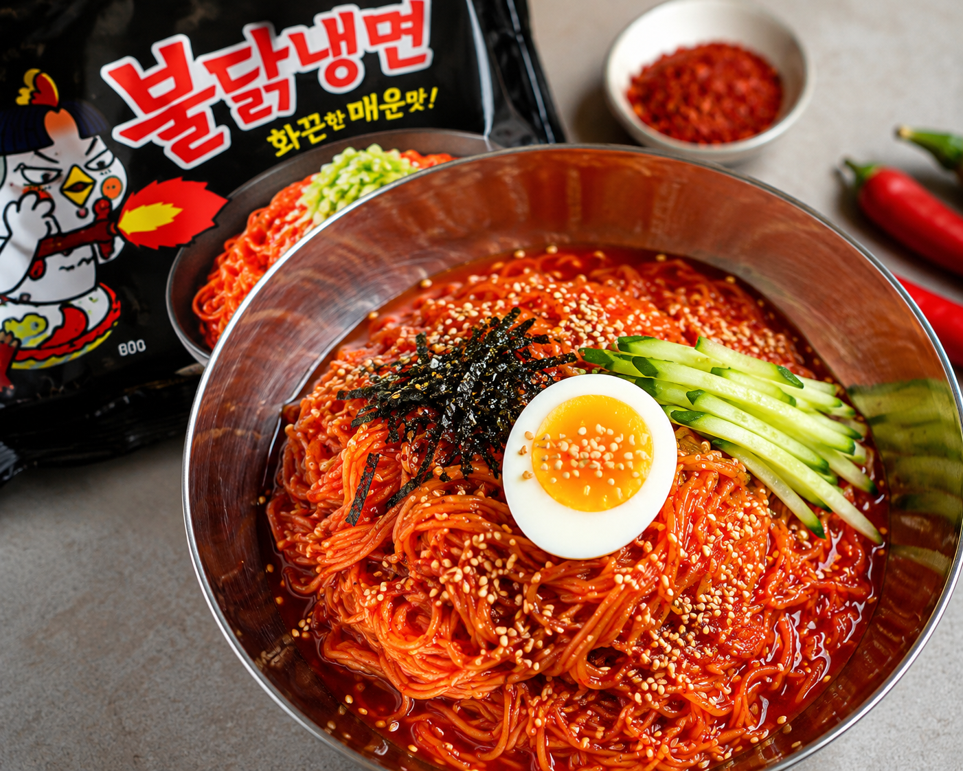 불닭냉면