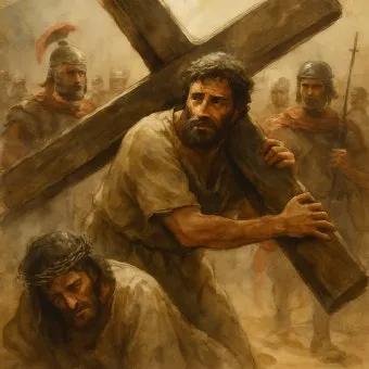 예수님의 십자가 구레네 사람 시몬의 이야기_14