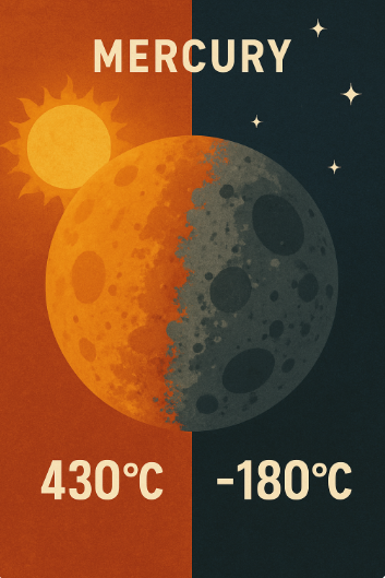 수성의 낮과 밤