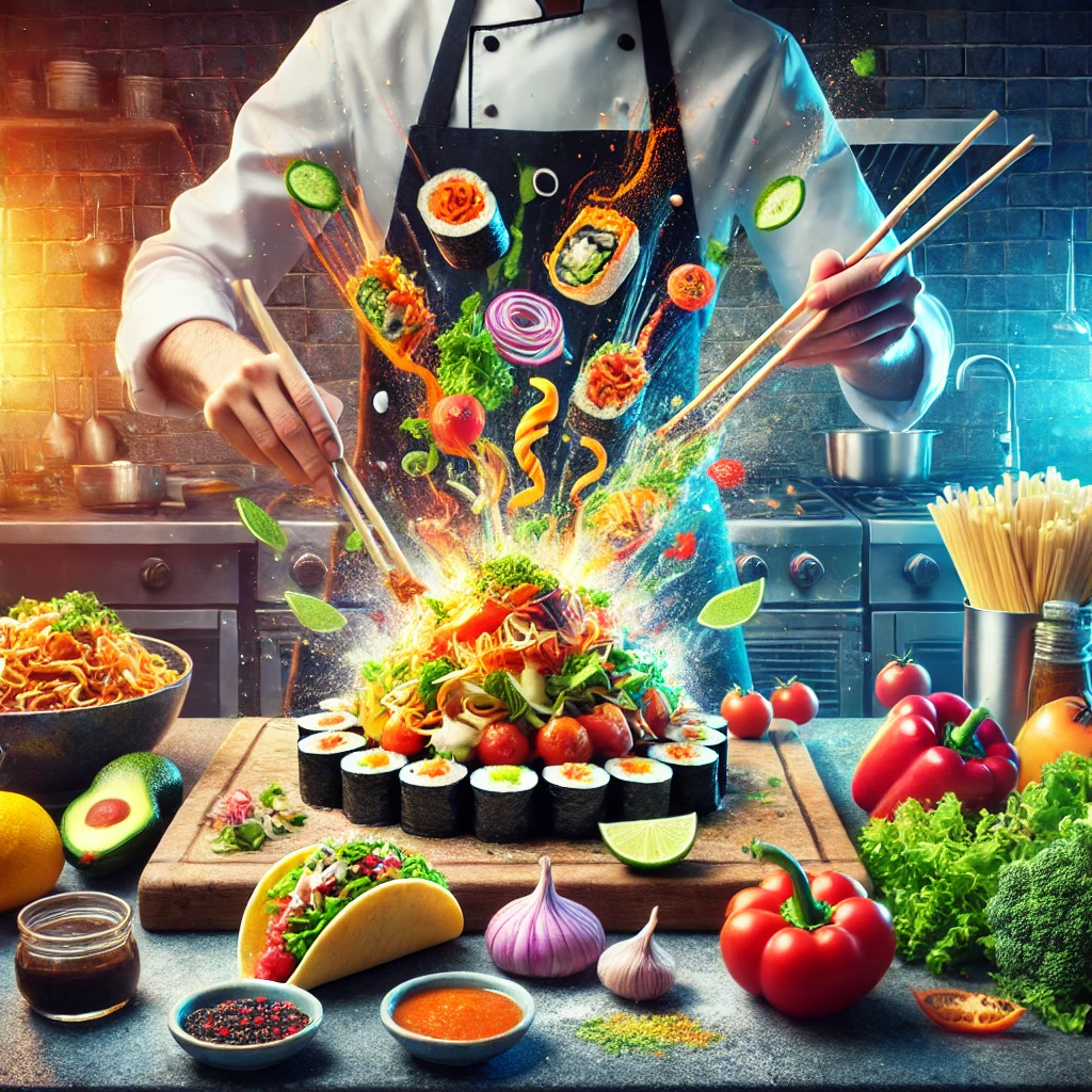 기존 레시피에 새로운 아이디어를 결합한 요리 리믹스