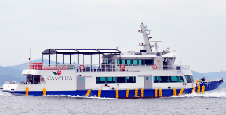 장사도 해상공원 유람선