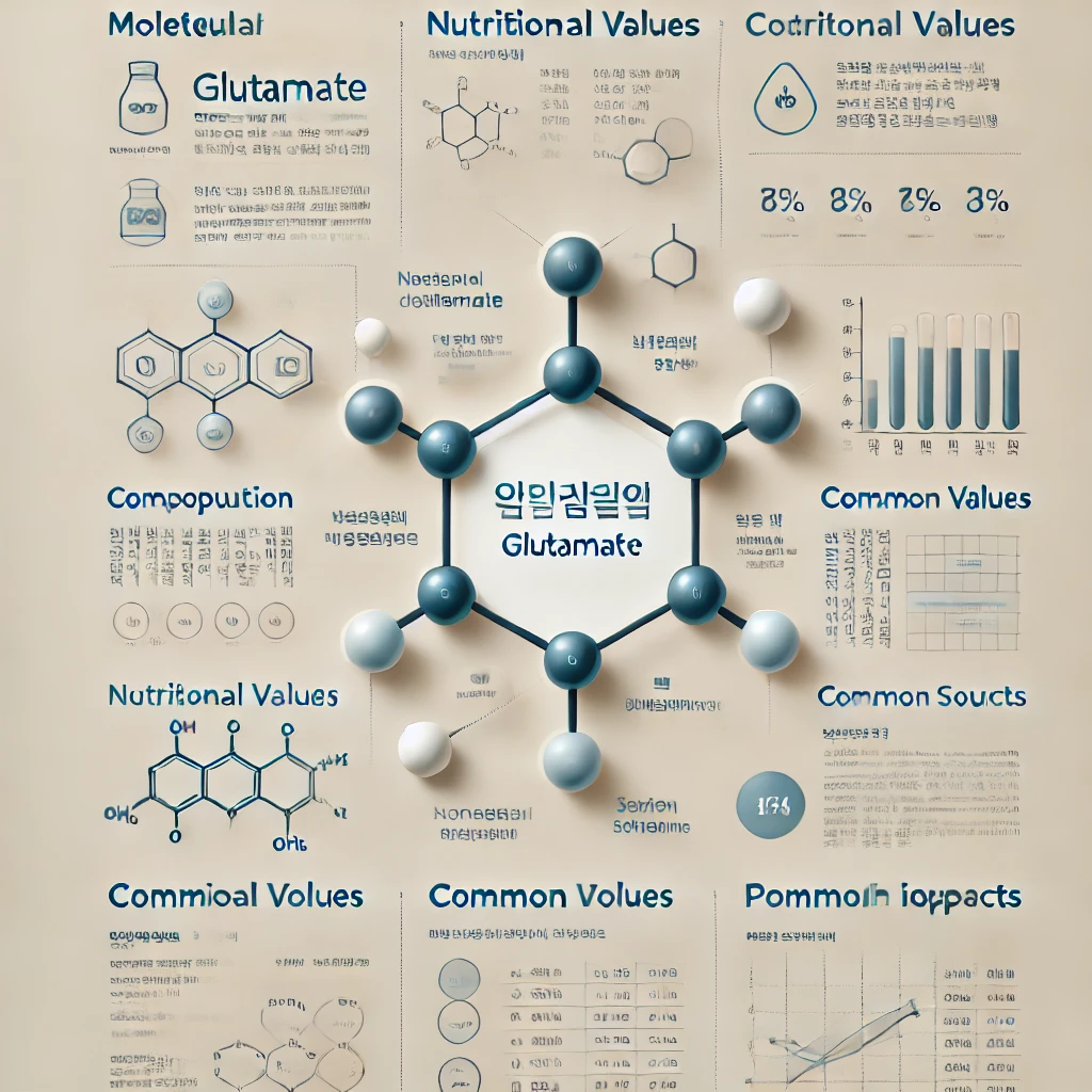 글루타메이트 설명 및 역할 알아보기