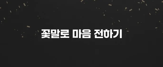 내 마음을 전해요! 꽃말 종류별 의미 총정리 (선물 가이드)