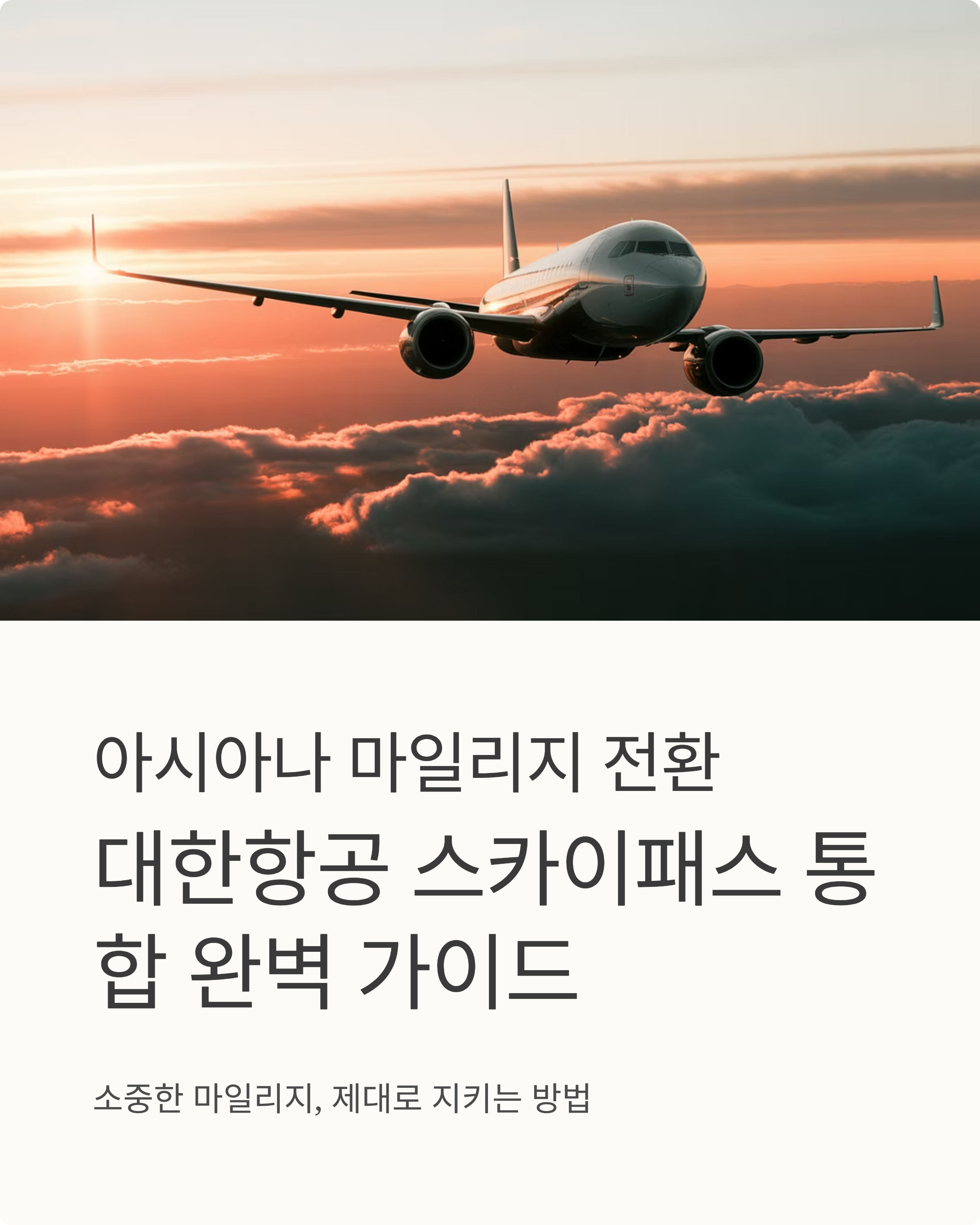 아시아나 마일리지전환