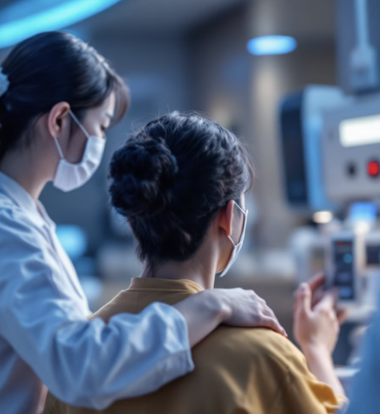 등을 가볍게 두드려주세요