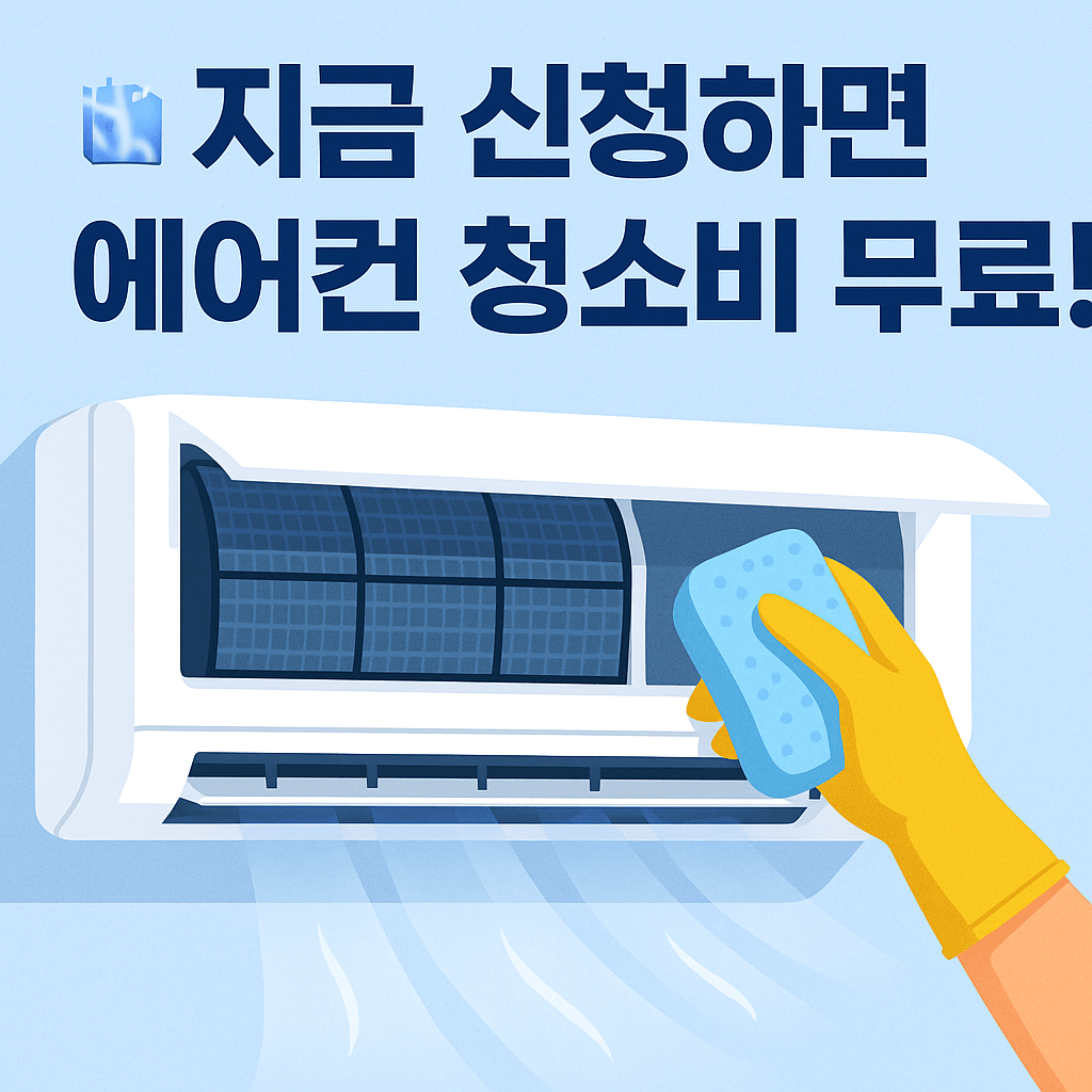 자가 설치형 냉방기기 사용 가구도 청소 지원 대상 포함 여부 확인이 중요합니다.