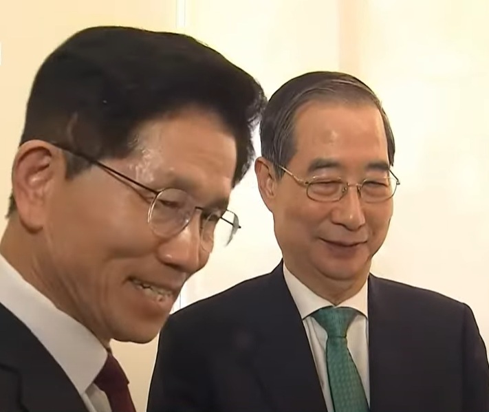 김문수 한덕수 회동 단일화