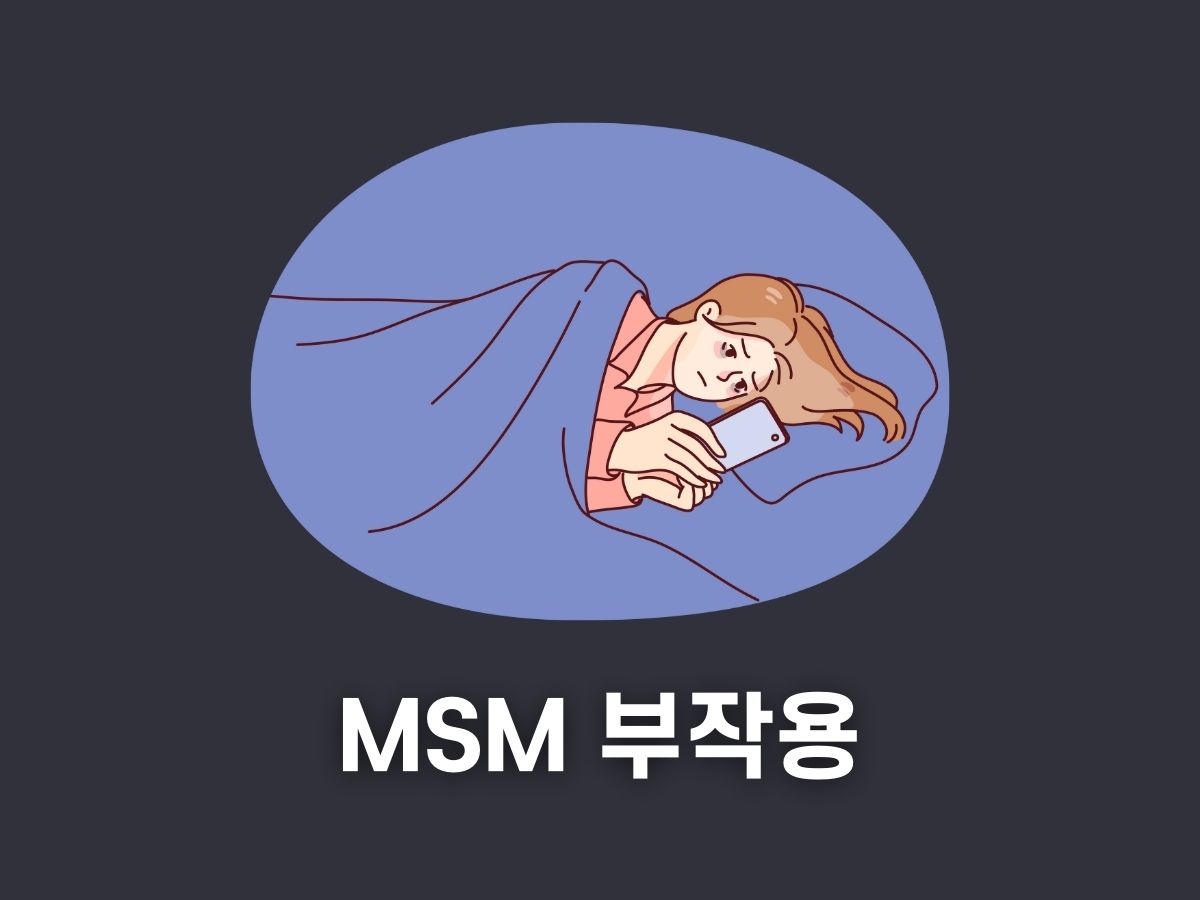 MSM 부작용