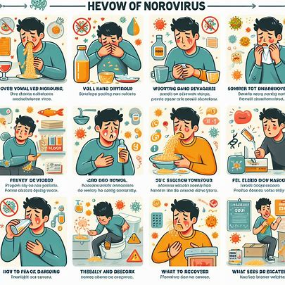 노로 바이러스가 유발하는 증상