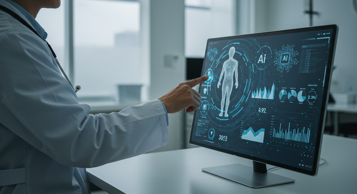 AI 건강 모니터링 기기 이미지