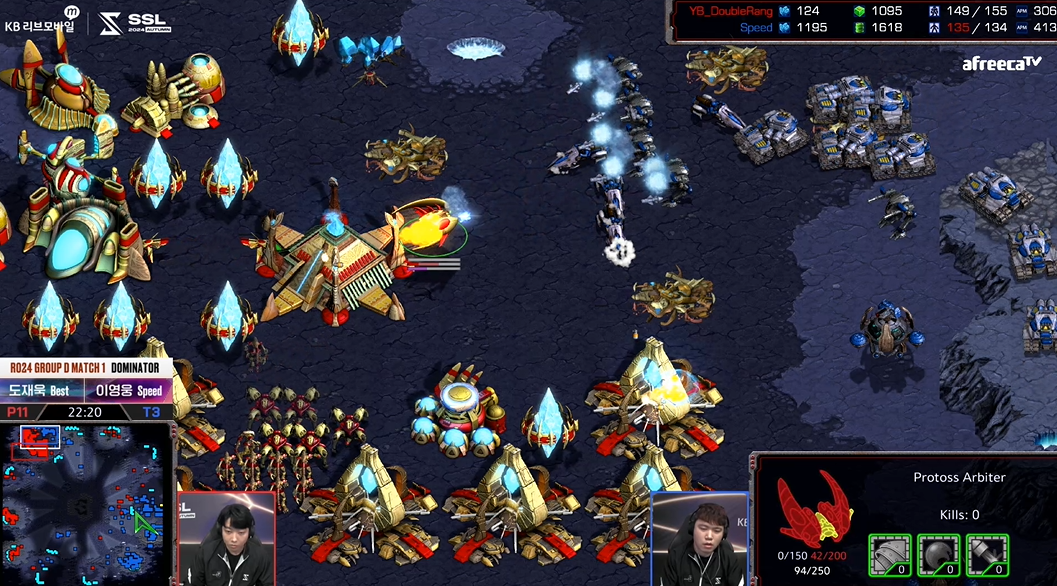 SSL 스타리그 D조 1경기 본진공격