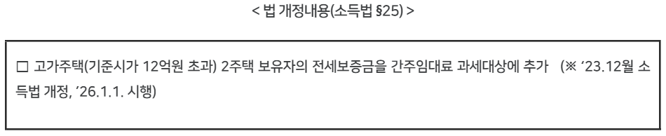 개정 부동산 세법