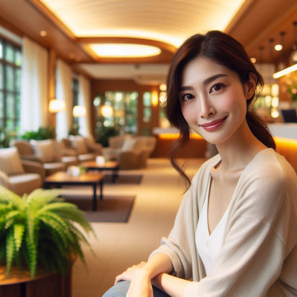 피부,체형관리 샵 배경