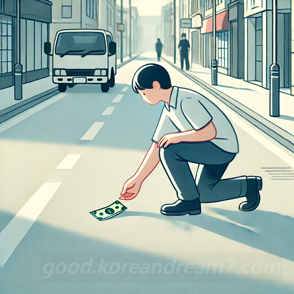 돈줍는꿈 해몽