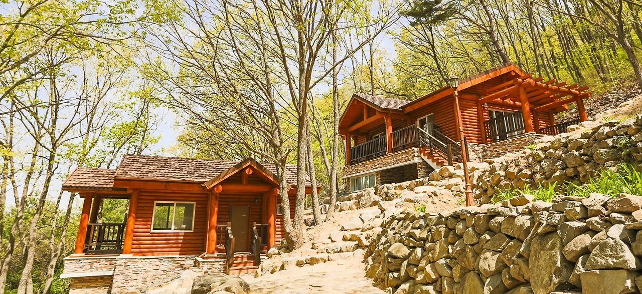 비슬산휴양림 숙소전경