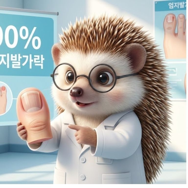 내성발톱 정보 설명하는 도치씨 연구원