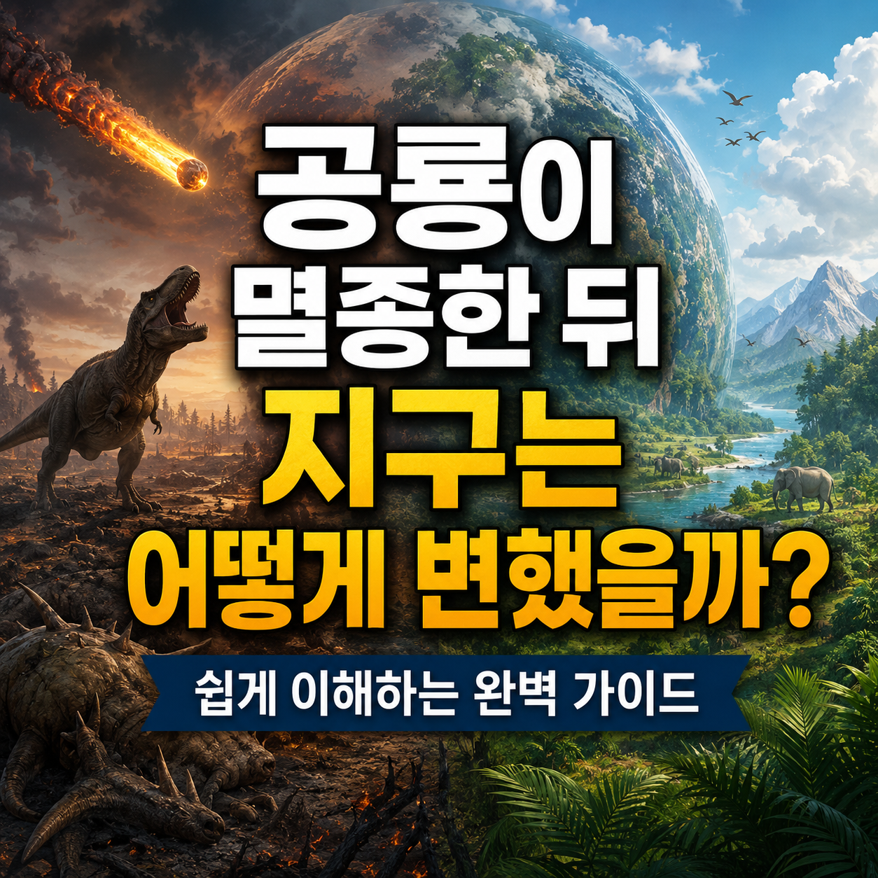 공룡이 멸종한 뒤 지구는 어떻게 변했을까