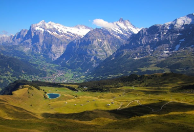 스위스의 아름다운 호수 탐방