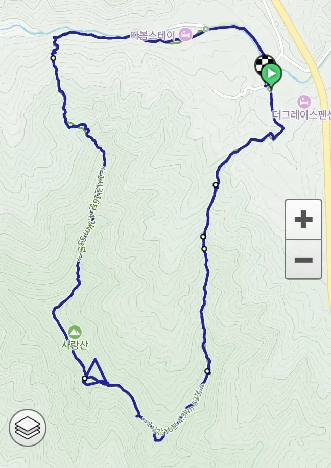 등산 경로 지도