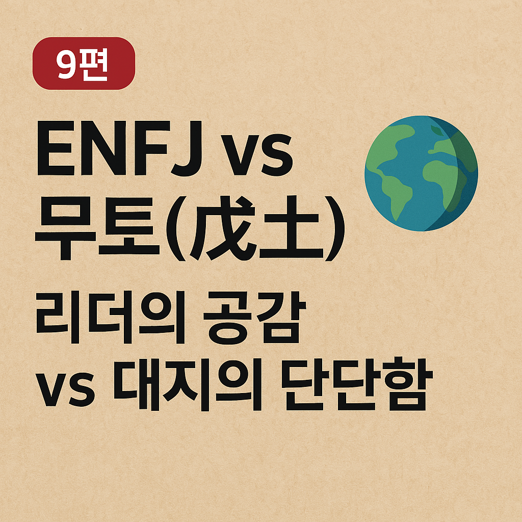 ENFJ vs 무토(戊土) 궁합