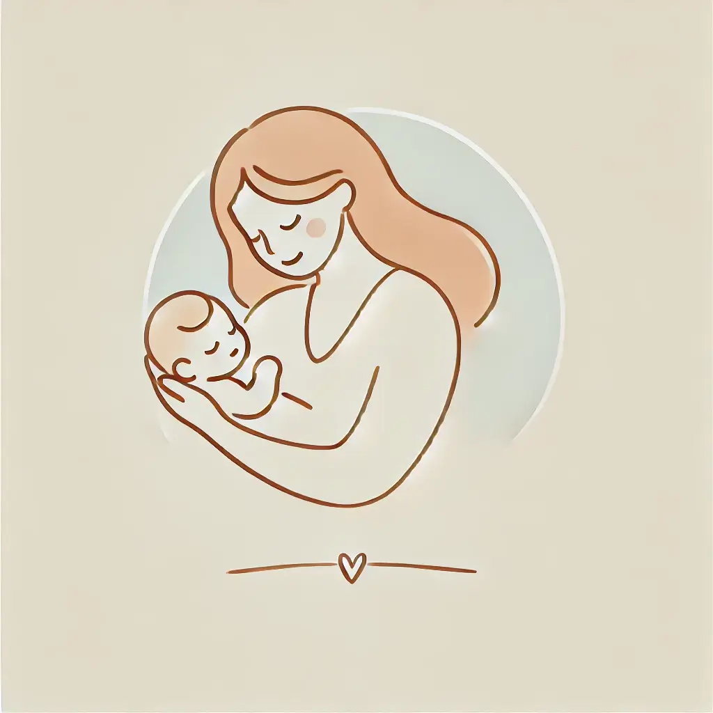 이른둥이 맞춤형 지원 혜택을 받은 산모의 일러스트