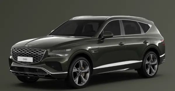 제네시스gv80 소프트 그린 색상