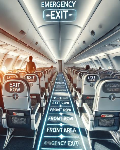 비행기 좌석과 비행기 안전성