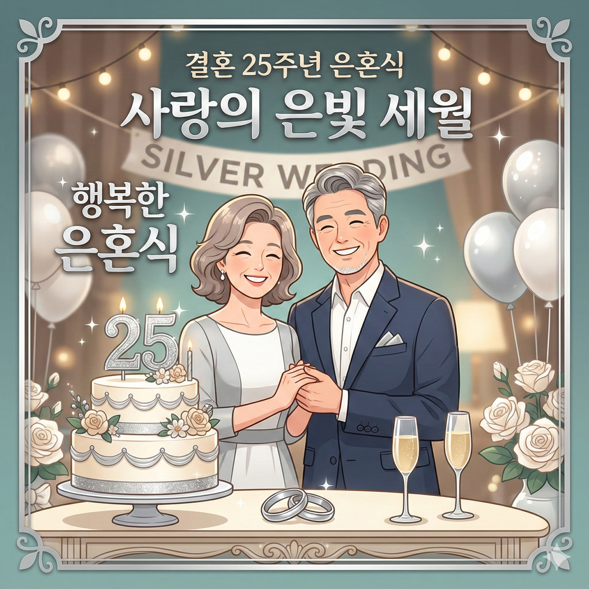 결혼 25주년 은혼식의 의미와 특별하게 기념하는 방법 완벽 가이드