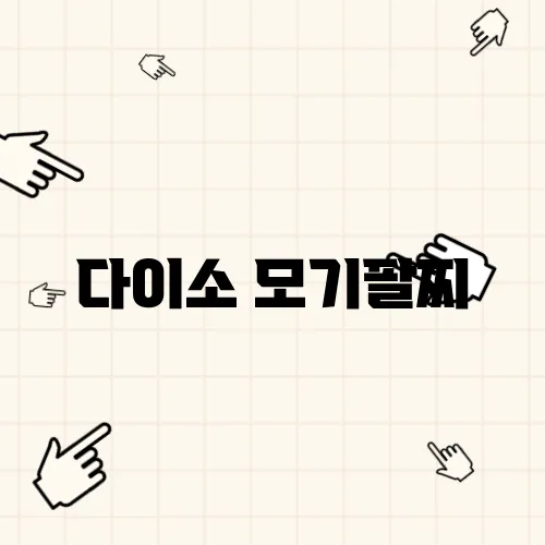 다이소 모기팔찌