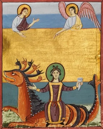 요한 묵시록 8장 일곱째 인과 첫째 나팔 심판의 시작_2