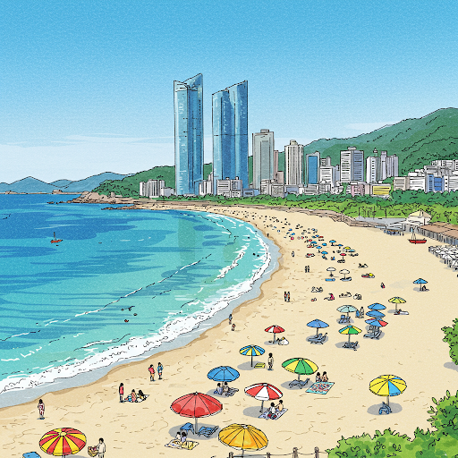 해운대해변사진