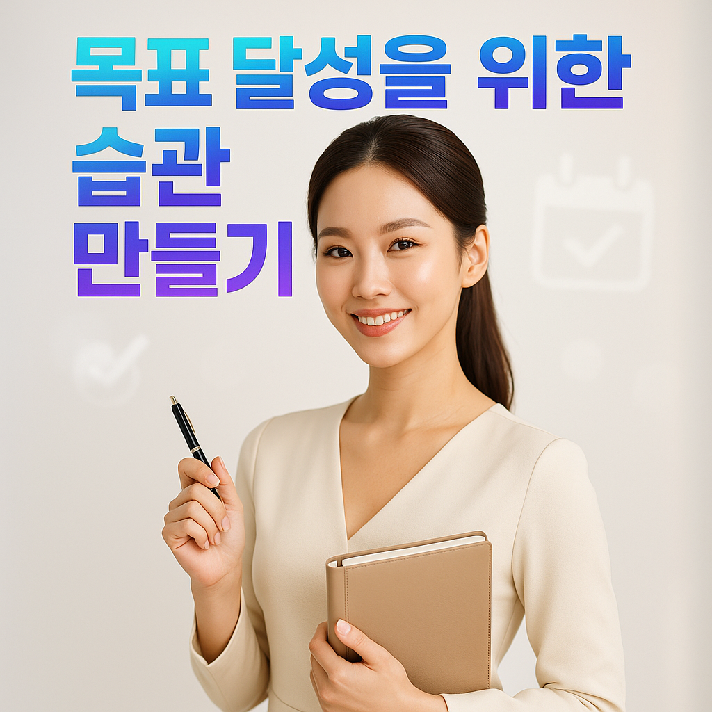 목표 달성 습관, 오늘부터 바뀌는 실전 로드맵