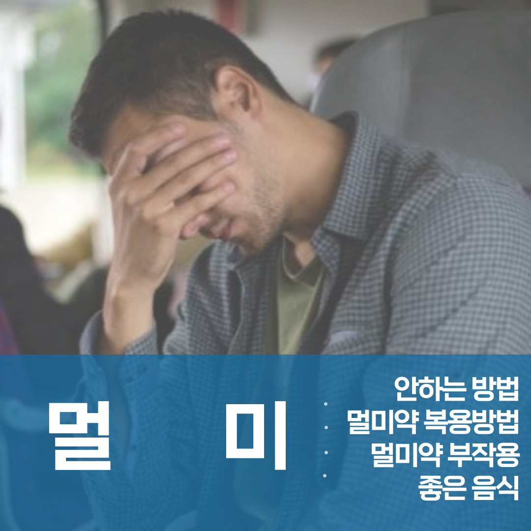 멀미 안하는방법