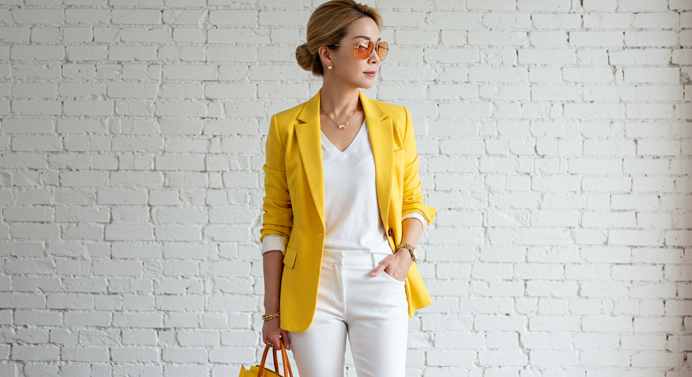 중년여성 젊어보이는 패션