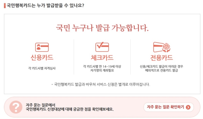 NH농협 국민행복카드 신청방법