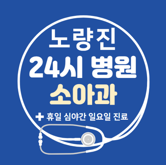 동작구-노량진동-24시간-병원-소아과-토요일-야간-일요일-진료-당직병원-찾기