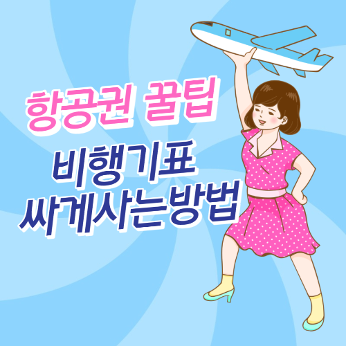 비행기표 싸게 사는 방법