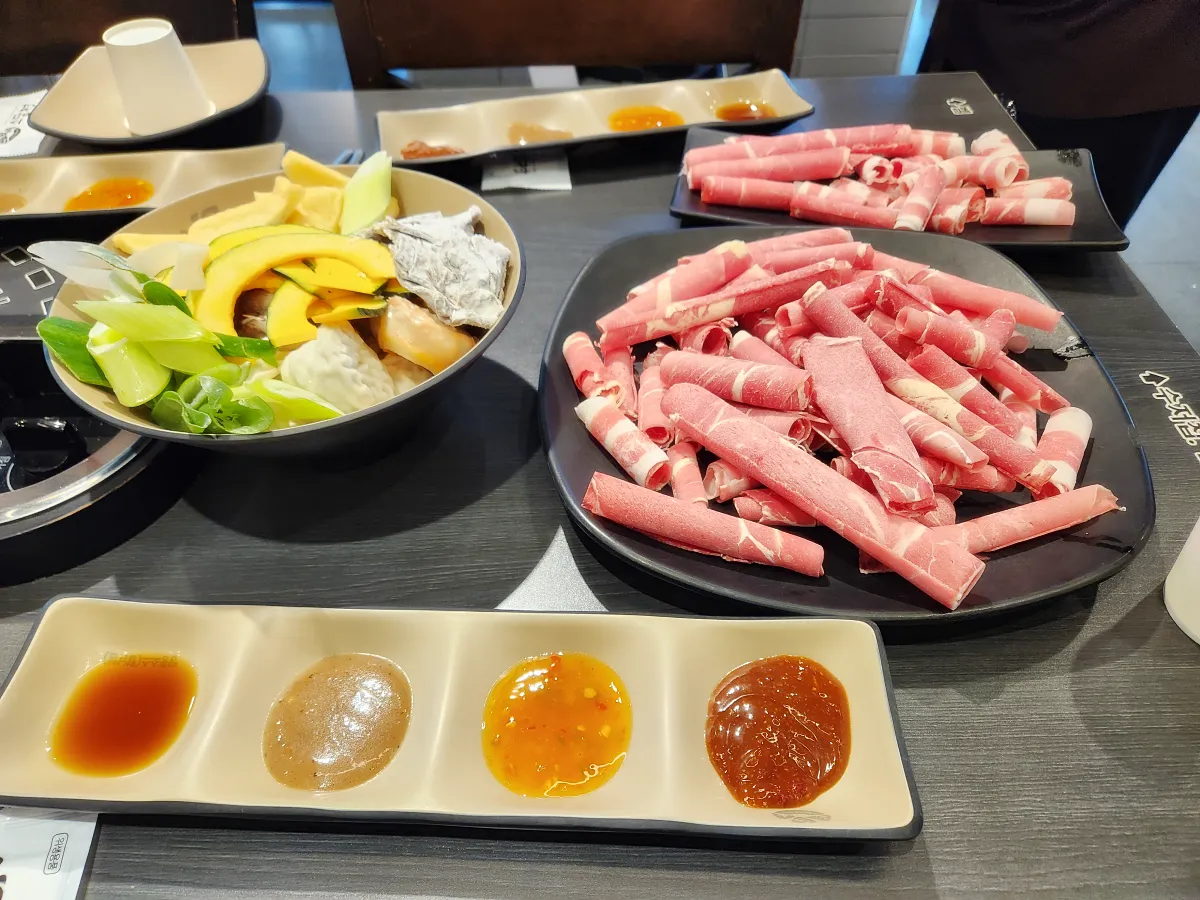 영통소담촌-상차림