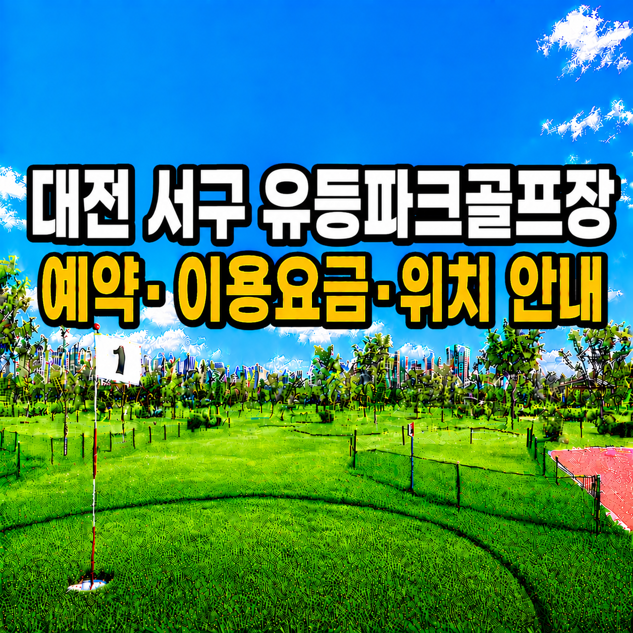 대전 유등파크골프장(서구) 예약하는 법·이용요금·위치 한눈에 정리