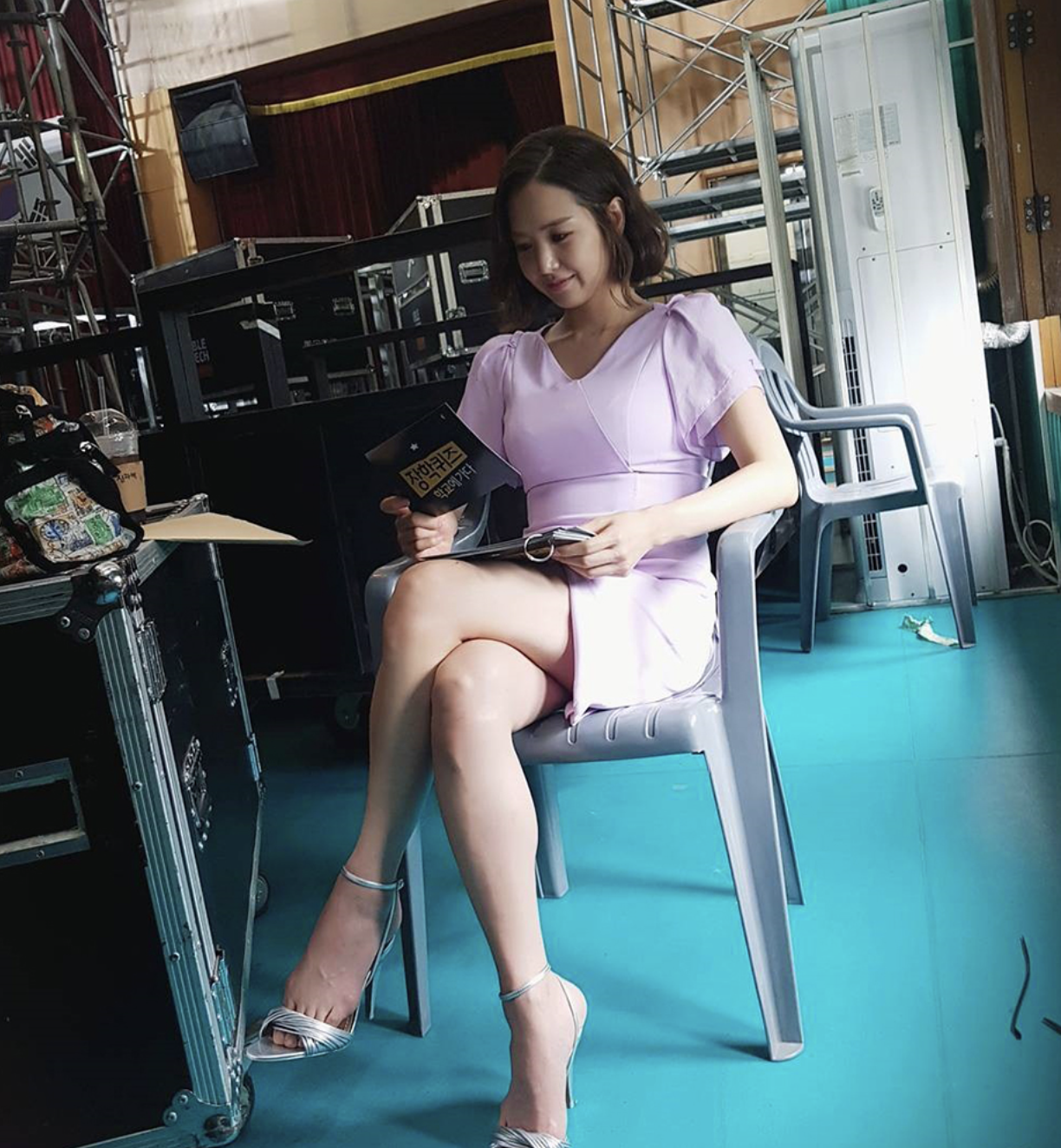 이지애 각선미2