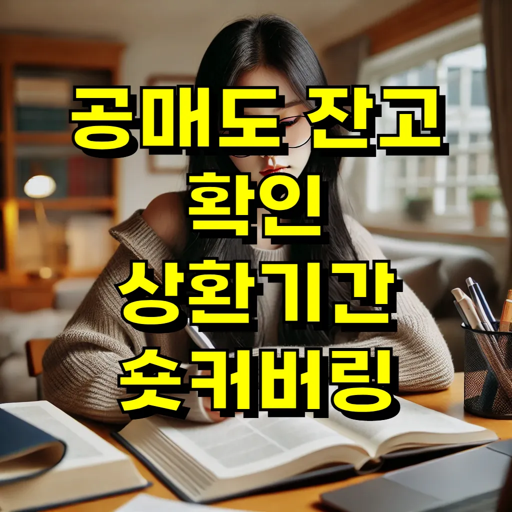 공매도 잔고 확인 상환기간 숏커버링