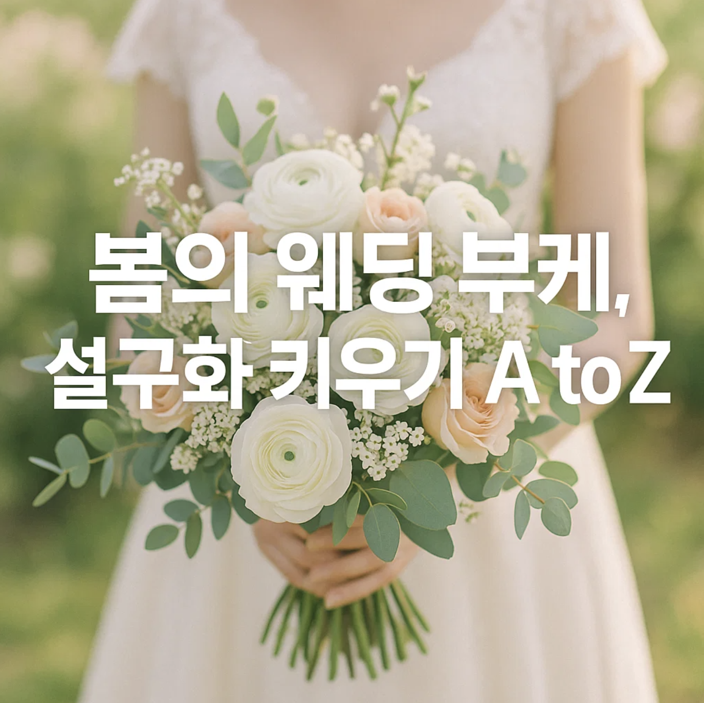 봄의 웨딩 부케, 설구화 키우기 A to Z