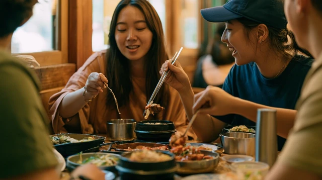 메뉴 선택으로 고민하는 사람